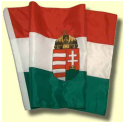 zászló magyar címeres 45x30cm